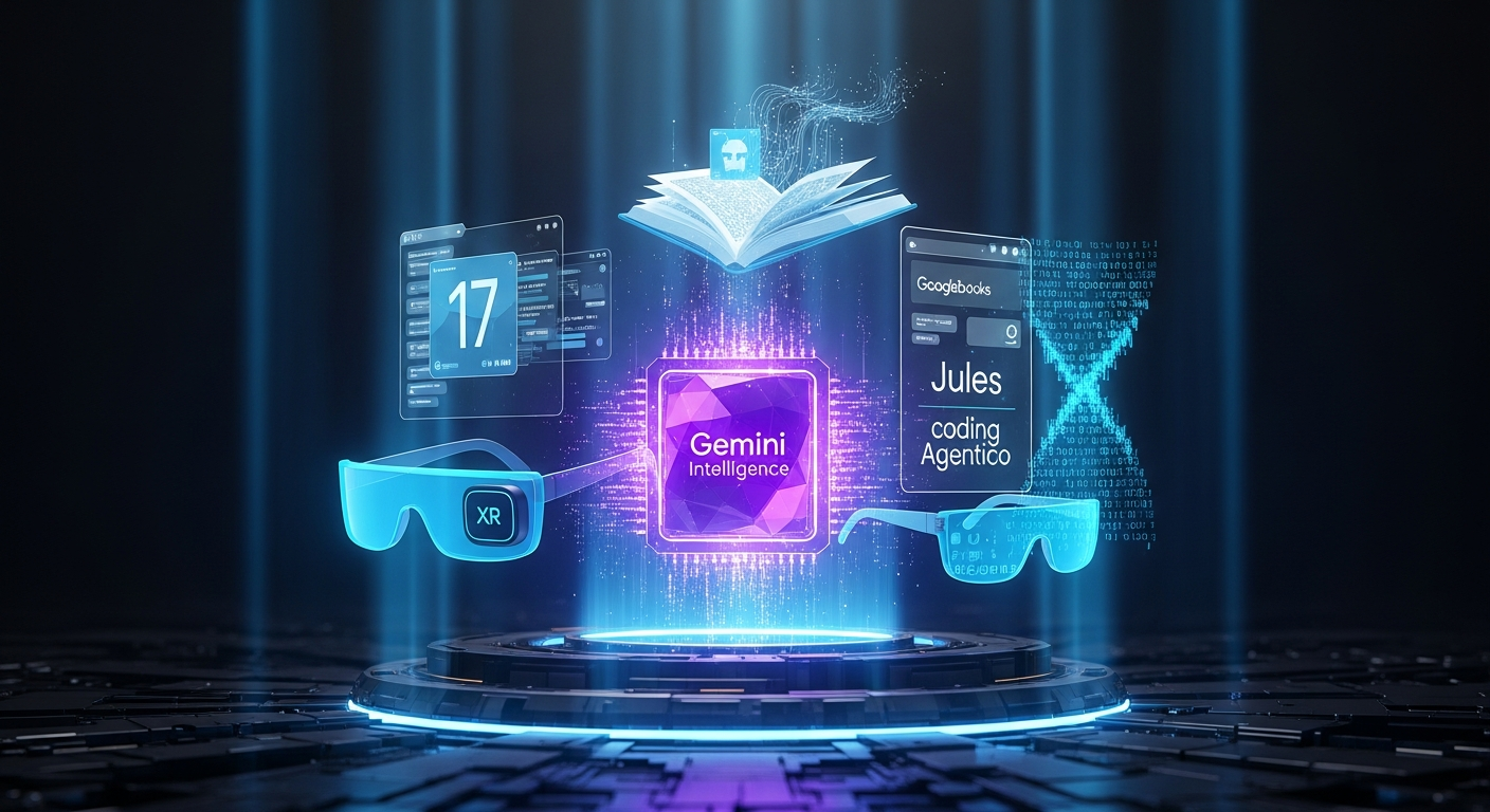 Google IO 2026 annunci Gemini Intelligence e Googlebooks